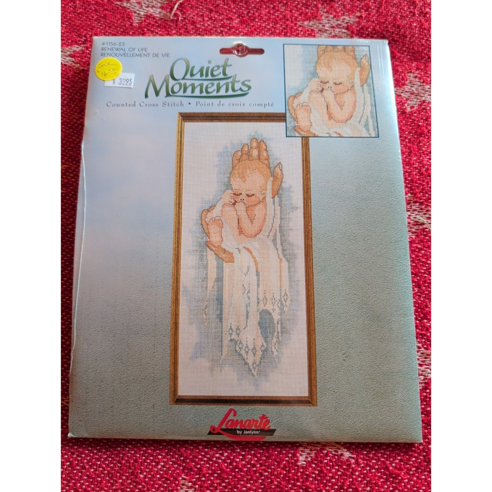 New Vintage Counted Cross Stitch Kit Janlynn 8 X 17" Renewal Of Life 1156-23